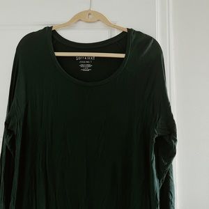 American Eagle Soft & Sexy green tunic